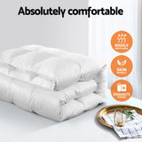 Giselle Bedding 800GSM Goose Down Feather Quilt Cover Duvet Winter Doona White Super King