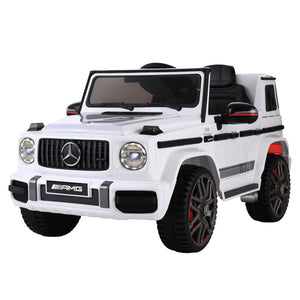 Mercedes-Benz Kids Ride On Car Electric AMG G63 Licensed Remote Cars 12V White