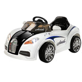 Rigo Kids Ride On Car - Black & White