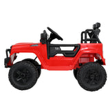 Rigo Kids Ride On Car Electric 12V Car Toys Jeep Battery Remote Control Red