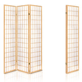 Artiss 3 Panel Wooden Room Divider - Natural