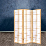 Artiss 3 Panel Wooden Room Divider - Natural