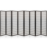 Artiss 8 Panel Room Divider Privacy Screen Dividers Stand Oriental Vintage Black