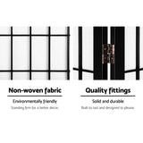 Artiss 8 Panel Room Divider Privacy Screen Dividers Stand Oriental Vintage Black