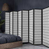 Artiss 8 Panel Room Divider Privacy Screen Dividers Stand Oriental Vintage Black