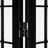 Artiss 6 Panel Room Divider Screen Privacy Dividers Pine Wood Stand Black White