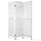 Artiss Room Divider Privacy Screen Foldable Partition Stand 3 Panel White