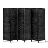 Artiss 6 Panel Room Divider - Black