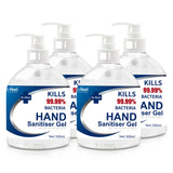 Relifeel Hand Sanitiser 2L 500mL x4 72% Alcohol Sanitizer Gel Instant Wash