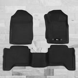 Weisshorn Ford Ranger Car Floor Mats PX PX2 PX3 Dual Cab 2011-2019 3D Rubber