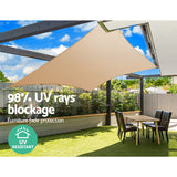 Instahut 280gsm 3x3m Sun Shade Sail Canopy Rectangle