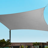 Instahut Sun Shade Sail Cloth Shadecloth Outdoor Canopy Rectangle 280gsm 5x6m