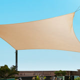 Instahut 6x7m280gsm Shade Sail Sun Shadecloth Canopy Square