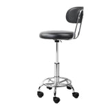 Artiss set of 2 Salon Stool Swivel Chair Backrest Barber Hairdressing Hydraulic Height