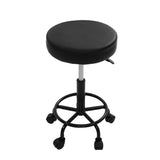 Artiss Round Salon Stool Stools Black Swivel Barber Hair Hydraulic Chairs Lift