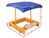 Keezi Outdoor Canopy Sand Pit