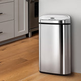 50L Stainless Steel Motion Sensor Rubbish Bin