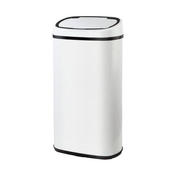 Devanti 58L Sensor Bin White