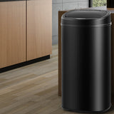 68L Motion Sensor Rubbish Bin - Black