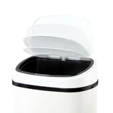 Devanti 68L Sensor Bin White