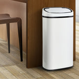 Devanti 68L Sensor Bin White