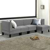 Artiss 5 Seater Sofa Set Bed Modular Lounge Chair Chaise Fabric