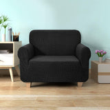 Artiss High Stretch Sofa Cover Couch Protector Slipcovers 1 Seater Black