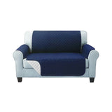 Artiss Sofa Cover Quilted Couch Covers Lounge Protector Slipcovers 2 Seater Navy