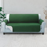 Artiss Sofa Cover Quilted Couch Covers Lounge Protector Slipcovers 3 Seater Green