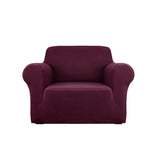 Artiss Sofa Cover Elastic Stretchable Couch Covers Burgundy 1 Seater