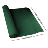 Instahut 70% Sun Shade Cloth Shadecloth Sail Roll Mesh Outdoor 175gsm 1.83x10m Green