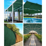 Instahut 3.66 x 10m Shade Sail Cloth - Green