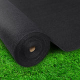 Instahut 3.66 x 10m Shade Sail Cloth - Black