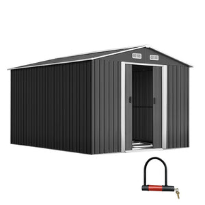 Giantz Garden Shed Outdoor Storage Sheds Tool Workshop 2.6X3.89X2.02M