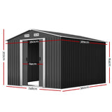 Giantz Garden Shed Outdoor Storage Sheds Tool Workshop 2.6X3.89X2.02M