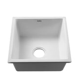 Cefito Stone Kitchen Sink 450X450MM Granite Under/Topmount Basin Bowl Laundry White