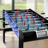 4FT Soccer Table Foosball Football Game Home Party Pub Size Kids Adult Toy Gift