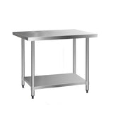 Cefito 1219 x 762mm Commercial Stainless Steel Kitchen Bench