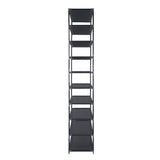 50 Pairs 10 Tier Shoe Rack Metal Shelf Holder Stackable Portable Black