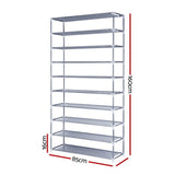 10 Tier Stackable Shoe Rack