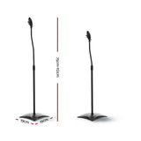 Set of 2 112CM Surround Sound Speaker Stand - Black