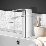 Cefito Mixer Tap Bathroom Taps Faucet Basin Sink Vanity Brass Chrome WELS Silver