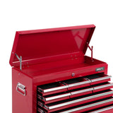 Giantz 9 Drawer Mechanic Tool Box Storage - Red