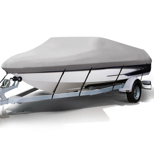 14 - 16 foot Waterproof Boat Cover - Grey