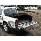 Weisshorn Fit Nissan Navara NP300 D23 Tonneau Cover Ute Clip On 3 Fold Folding