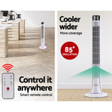 Devanti Portable Tower Fan - White