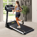 Everfit Electric Treadmill 45cm Incline Running Home Gym Fitness Machine Black