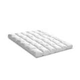 Giselle QUEEN 1800GSM Mattress Topper Duck Feather Down 9cm Pillowtop Topper