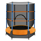 Everfit 4.5FT Trampoline Round Trampolines Kids Enclosure Outdoor Indoor Gift