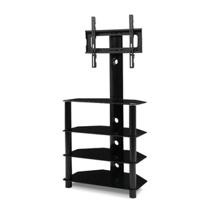 Artiss TV Mount Stand Swivel Bracket 4 Tier Floor Shelf 32 to 50 inch Universal